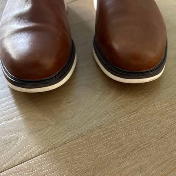 Cole Haan Brown slip on leather Boots 13W - Picture 3 of 9